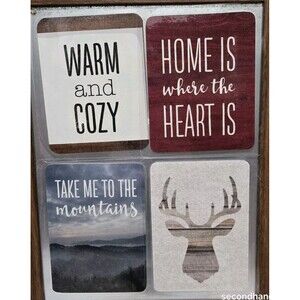 4 Pack Motivational  fridge  magnets Lot G